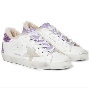 Golden Goose shearling lined Superstar sneaker sz39